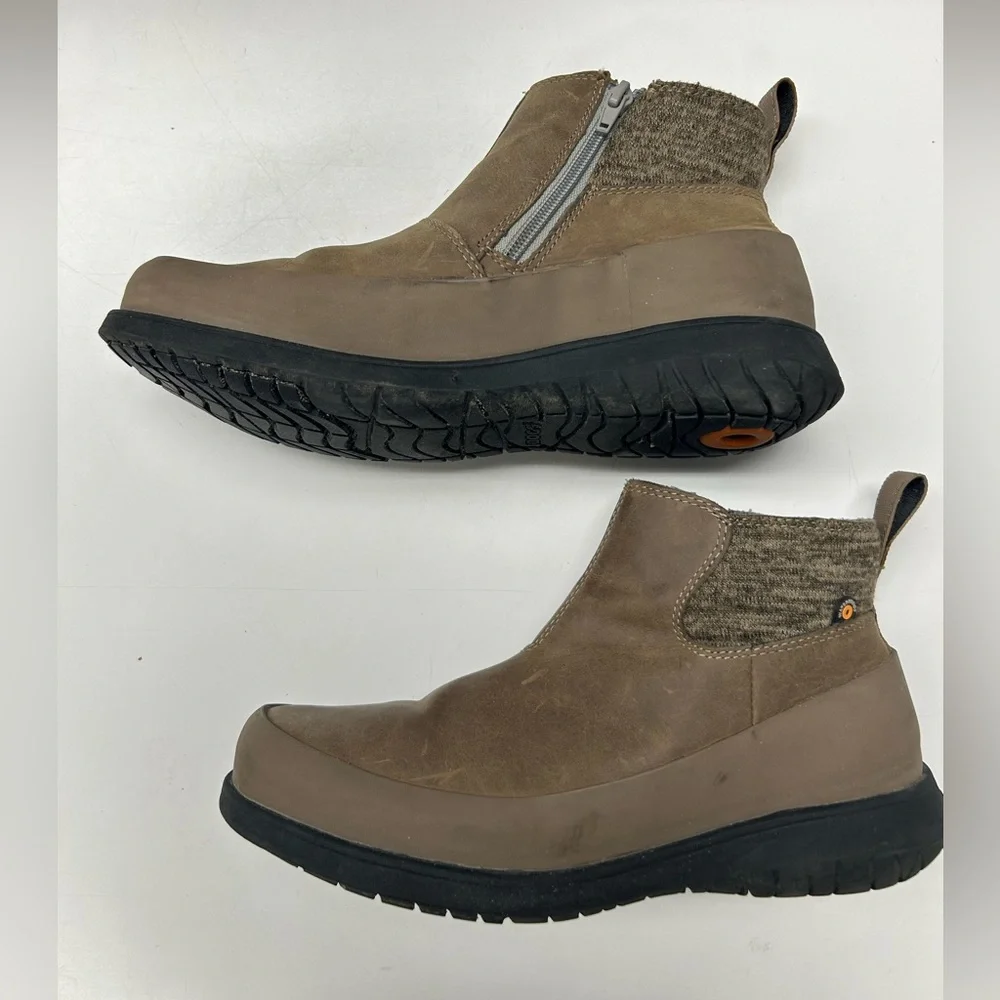 Bogs Freedom Pull On Waterproof Chelsea Boot - Taupe
